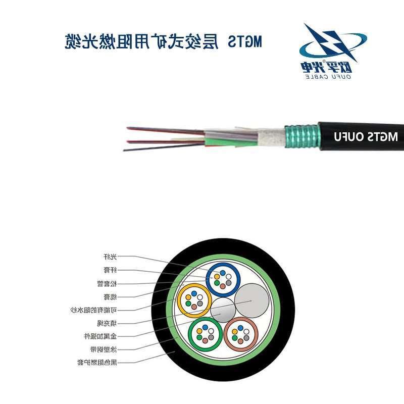 欧孚MGTS层绞式矿用光缆厂家特价出货 MGTS光缆结构实物图